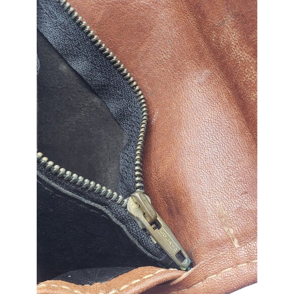 Coach Vintage Brown Leather Wallet & Key Case Multifunction ID Coin Pouch - Picture 10 of 15